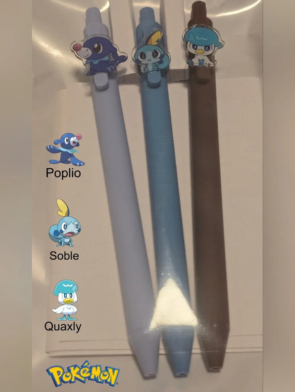 Pokemon Water Type Gel Pens